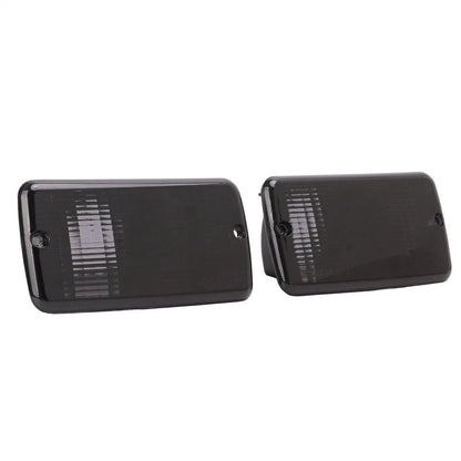 4x Smoke Bumper Signal Fender Side Marker Lights for Jeep (2007-2018)