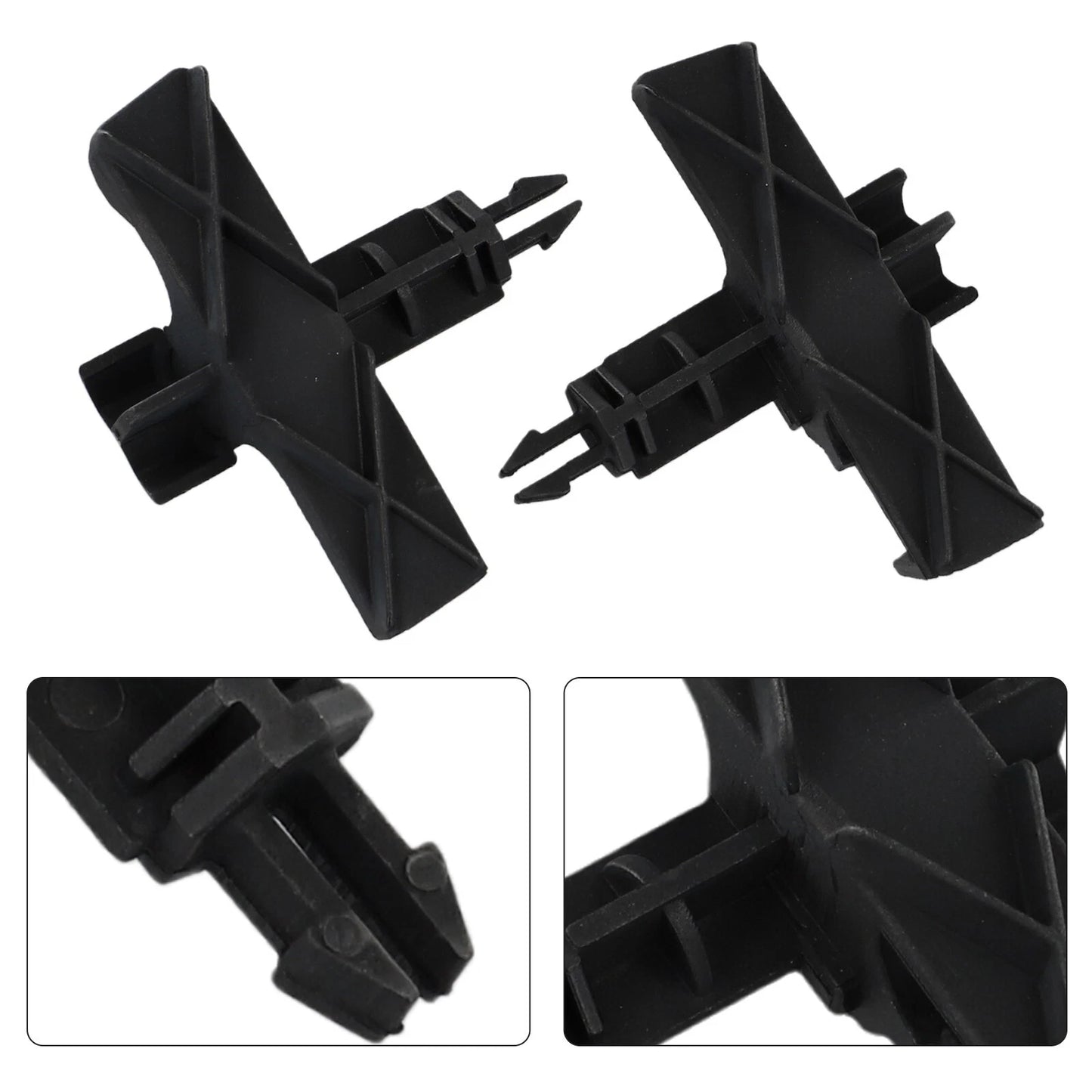 Black Plastic Hood Locking Mechanism for Smart Fortwo (2008–2012)