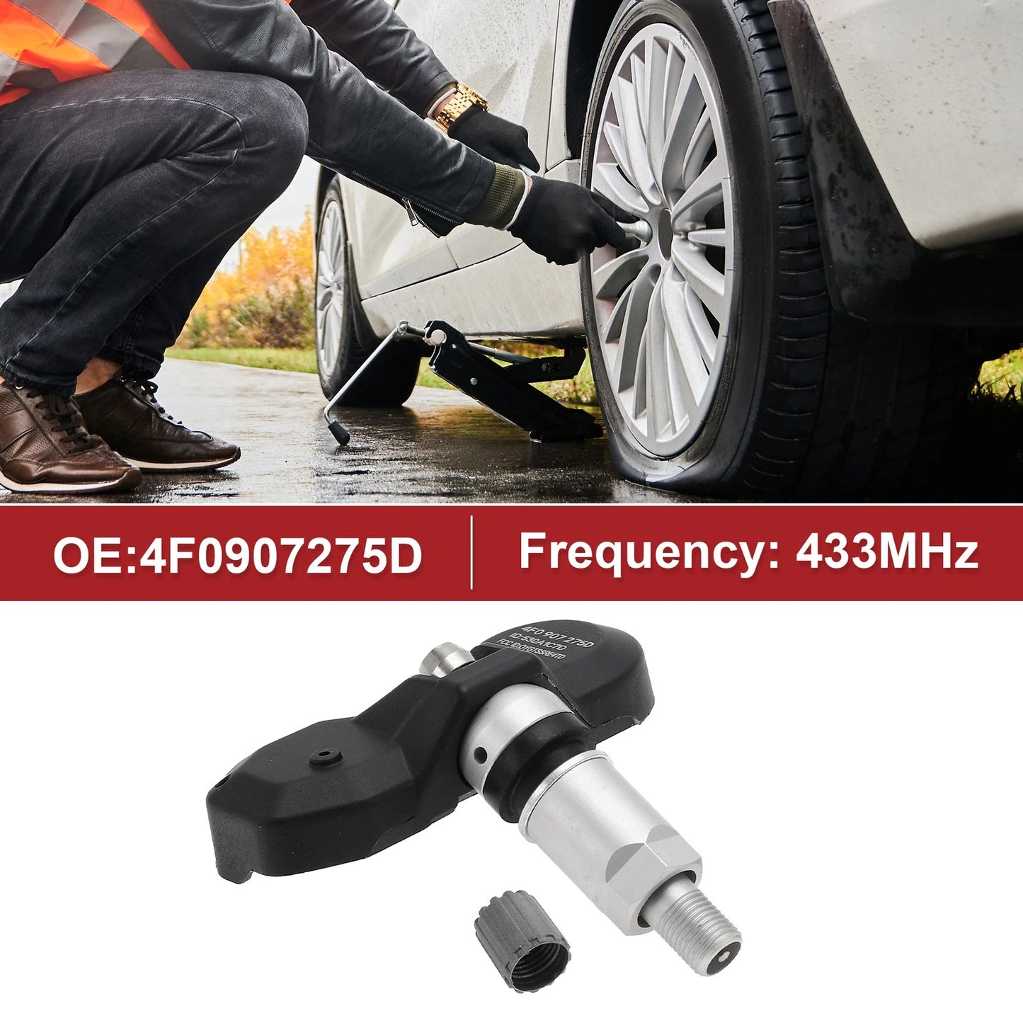 Tire Pressure Sensor 433MHz for Porsche Boxster (2012-2016)