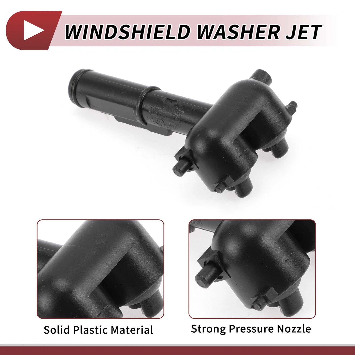 Front Left Right Headlight Washer Nozzle 2x for Porsche Cayenne