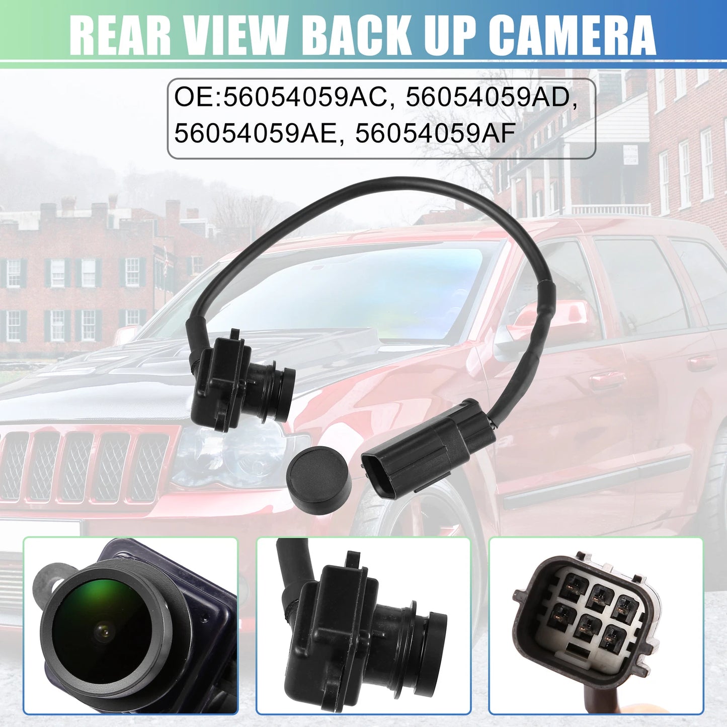 1x Rear View Back Up Camera for Jeep Grand Cherokee (2011-2013)