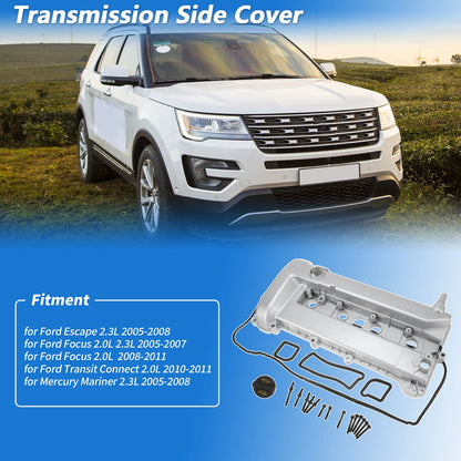 Engine Valve Cover for Ford Escape 2.3L (2005-2008) Silver Tone