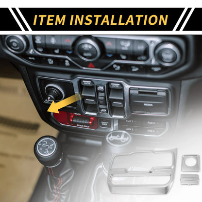 Dashboard Control Panel Cover for Jeep (Fits Various Models)