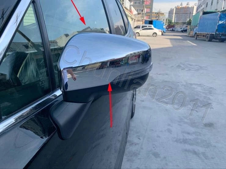 Chrome Side Mirror Cover Trim for Subaru Forester (2019-2023) 2 x Pieces