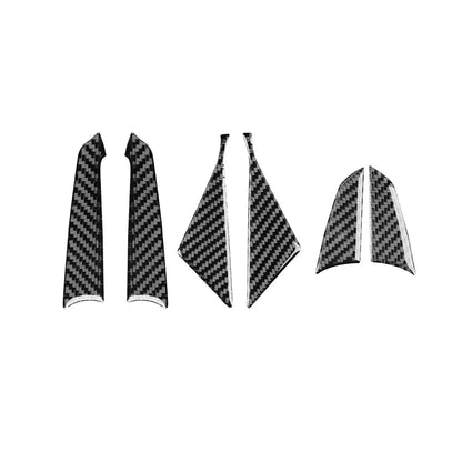 Soft Carbon Fiber Interior A Pillar Panel Trim for Porsche 911 992 2019-2023
