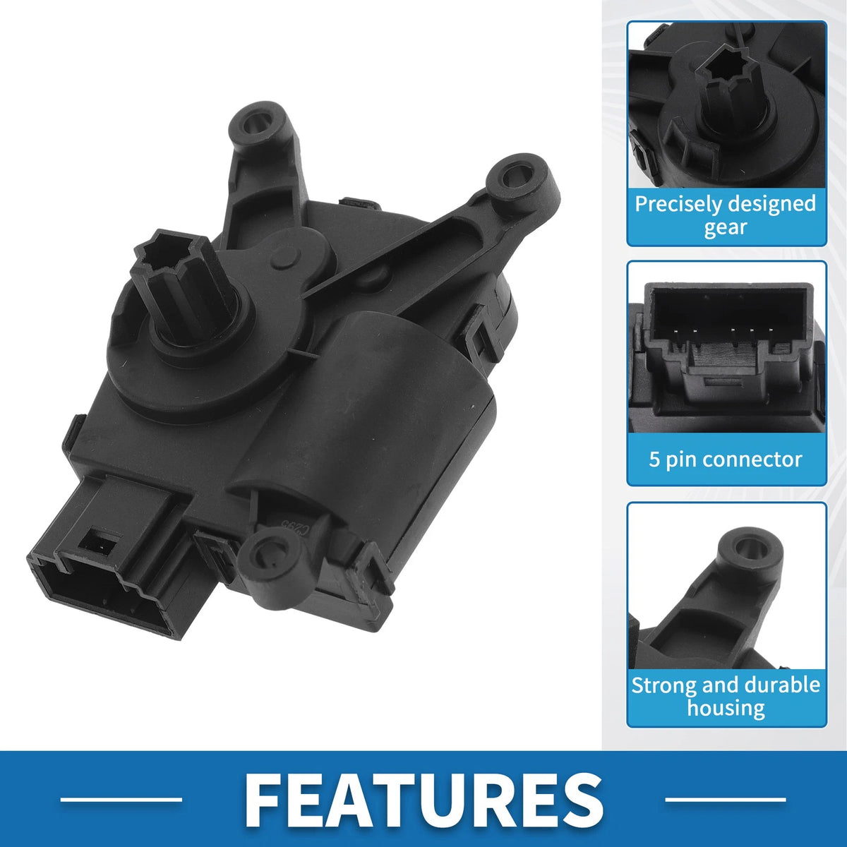 HVAC Heater Blend Door Actuator for Ford Mustang (2015-2019)
