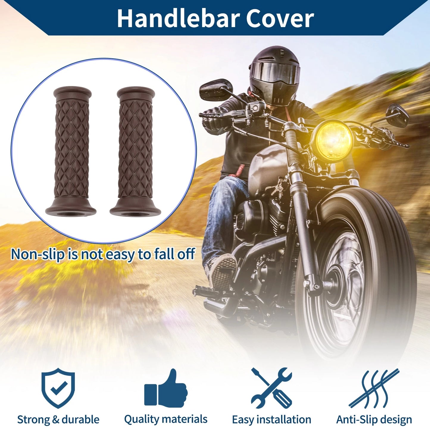 7/8 in / 22mm / Hand Grips for Motorcycle