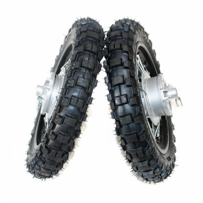 10" Front Rear Drum Brake Wheel Rim Tire for PIT PRO Dirt Bike