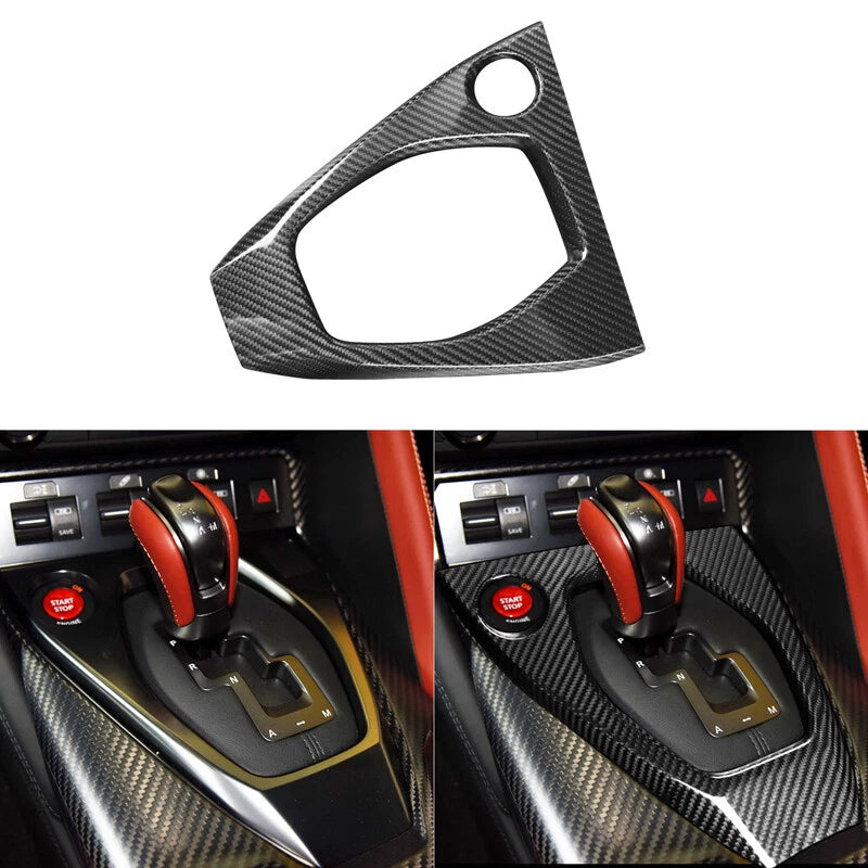 REAL Carbon Fiber Center Console Gear Shifter Trim For Nissan R35 GT-R 17-23