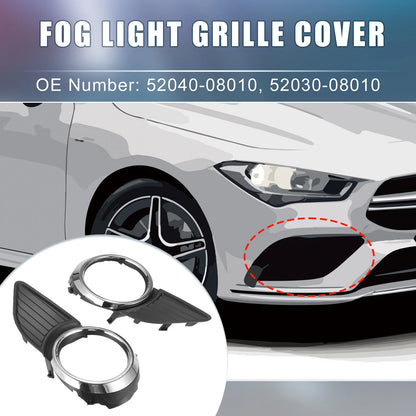 Left Right Fog Light Grille Covers for Toyota