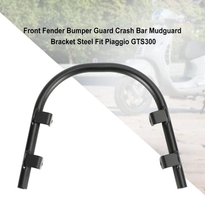 Bumper Protection Front Fender Black for Piaggio Vespa GTS (2008-2023)