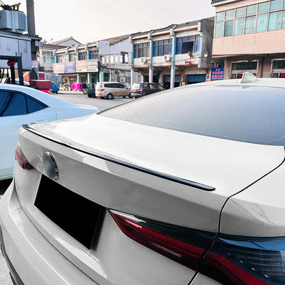 Rear Boot Spoiler Lip for BMW 4 Series G22 (2020-2024) Gloss Black