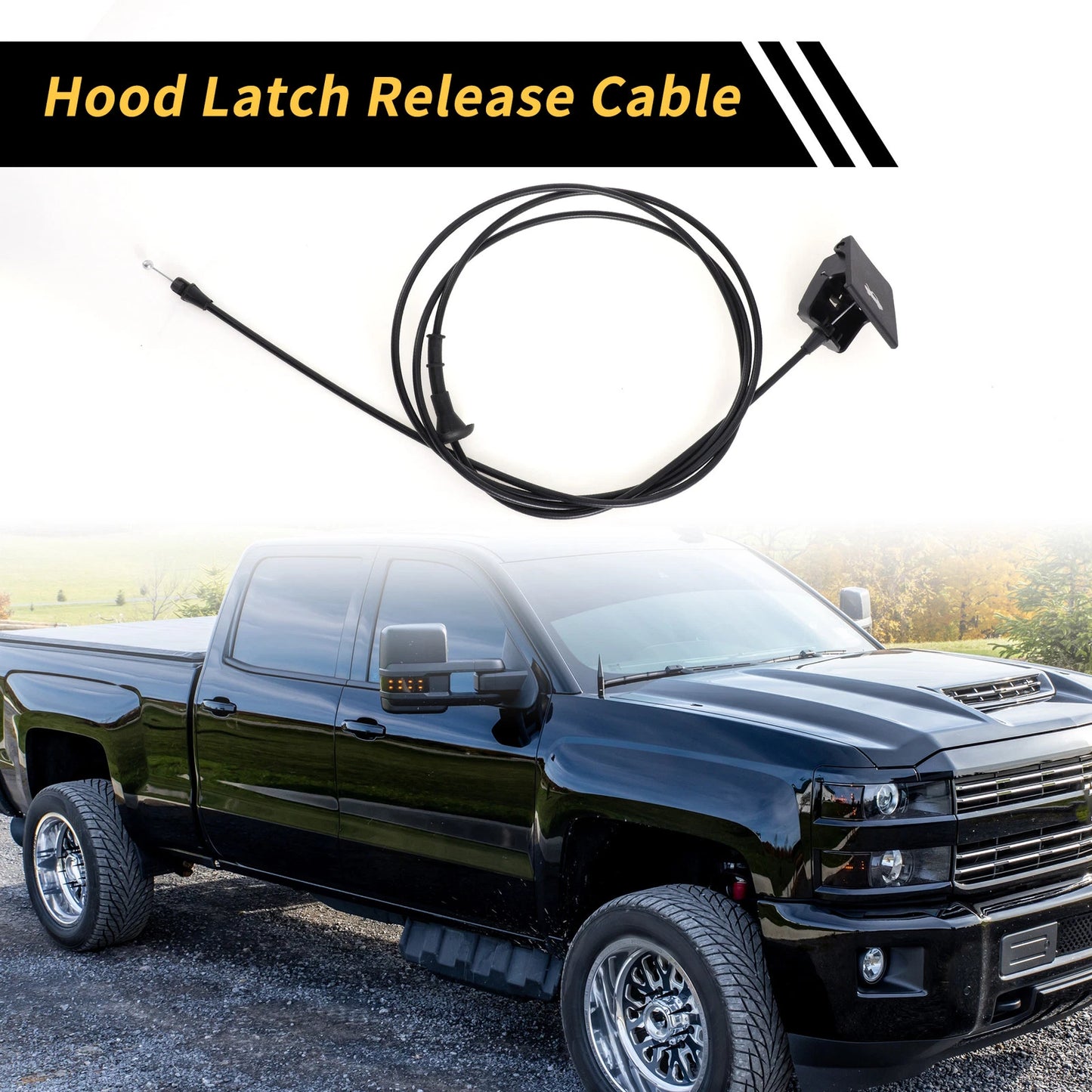 Hood Latch Release Cable for Chevrolet Silverado