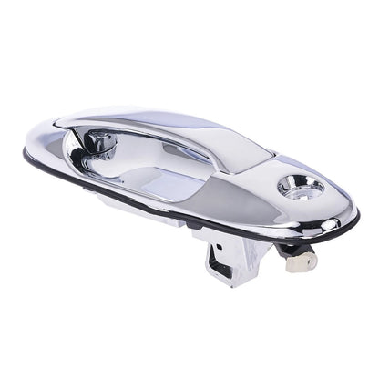 Chrome Door Handle Front Left Outer with Keyhole for Toyota Landcruiser J100 (1998-2007)