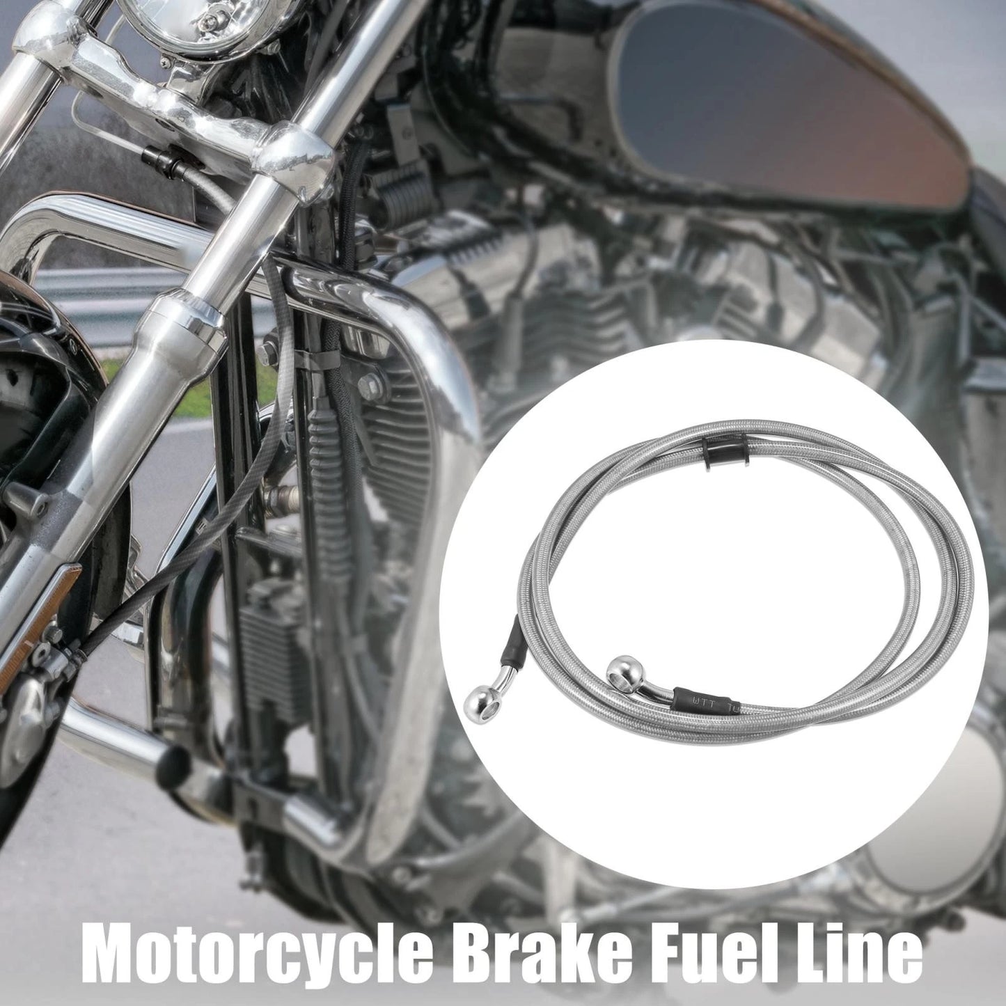 Hoses / 170cm 10mm / Braided Brake Clutch Oil for Motorcycle