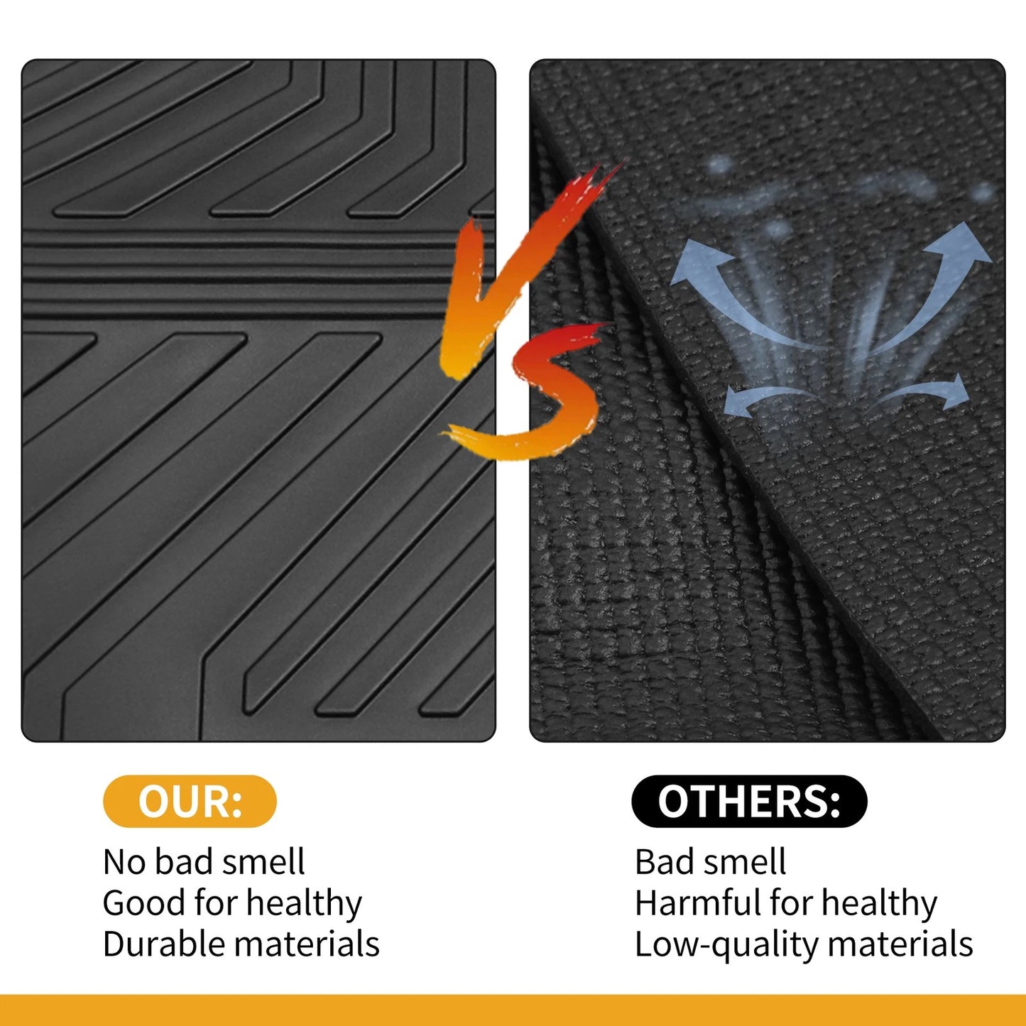 Cargo Liner Rear Trunk Mat for Honda Civic (2022-2024) Irregular Stripes TPE