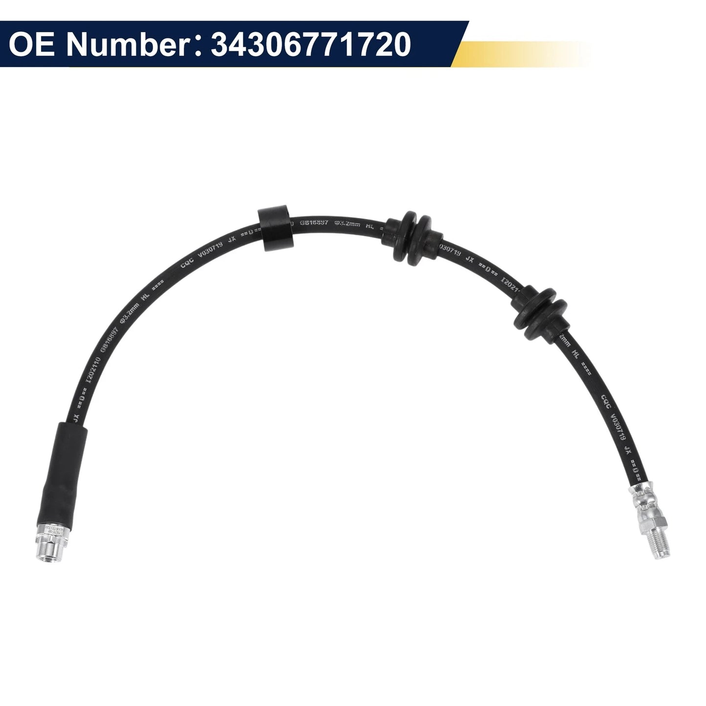 Front Brake Hose for BMW Z4 2006-2016 Hydraulic Hose 2 x 34306771720