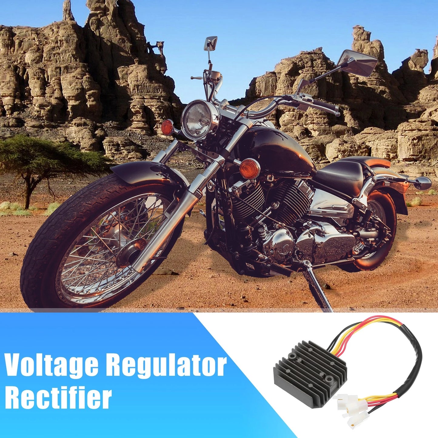 Voltage Regulator Rectifier for Honda VT1100 Shadow Spirit/ACE 7Wires