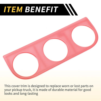 AC Switch Button Control Cover Trim for Jeep Wrangler JK (2011-2017) Pink