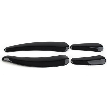 4 Pcs Curved Swingarm Frame Inserts for Harley Softail Models (2008-2023)