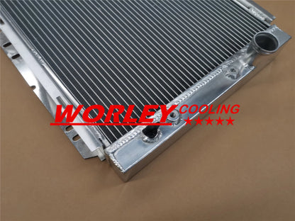 3 Row Aluminum Radiator for Ford Mustang Falcon Comet 3.3 L6 4.3 4.7 V8 (1963-1965)