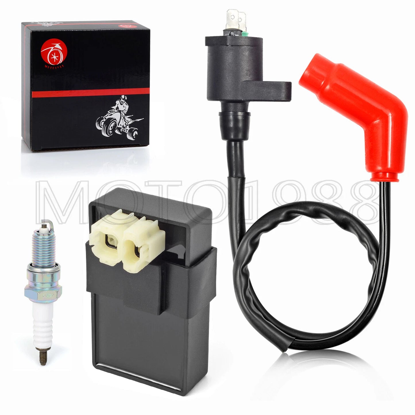 Ignition Coil CDI Spark Plug for Honda TRX300EX (1993–2006)