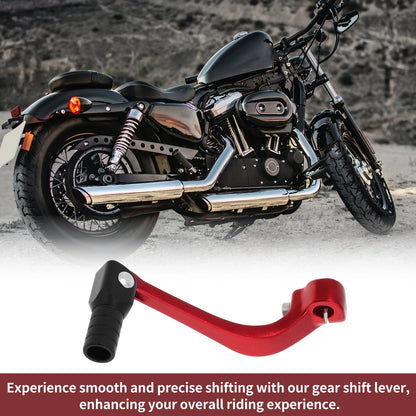 Folding Motorcycle Gear Shifter Lever for Honda CRF110F (2013-2018) Red/Black