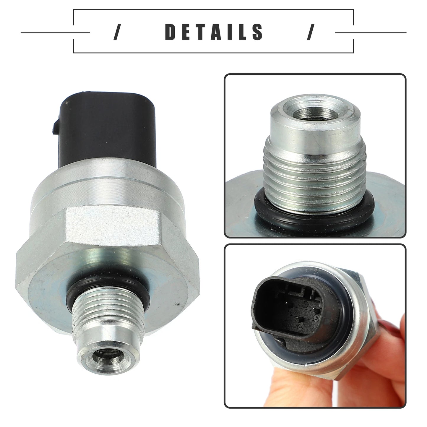 Engine Oil Pressure Sensor for BMW M3 (2007-2013) - Metal, Black, Silver Tone