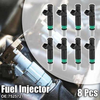 8pcs Car Fuel Injector for BMW 750i 750Li 4.8L V8 (2006 - 2008)