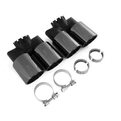 Rear Tail Exhaust Muffler Tip Pipes for Land Rover Defender 90 110 (2020-2024)
