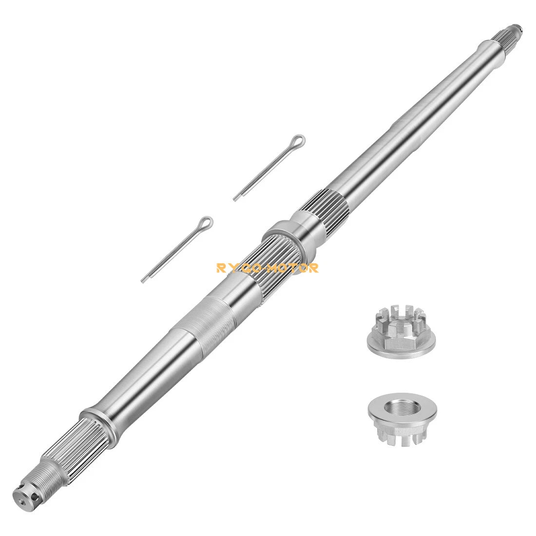 Rear Axle & Nuts for Honda ATV Recon 250 TRX250TM TRX250TE (1997-2004)