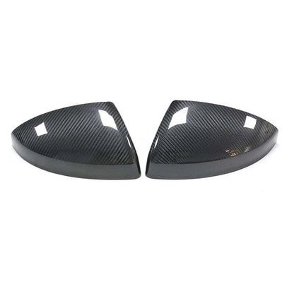 Dry Carbon Fiber Add-on Side Mirror Cover for Audi TT R8 16+ w/ Lane Assist