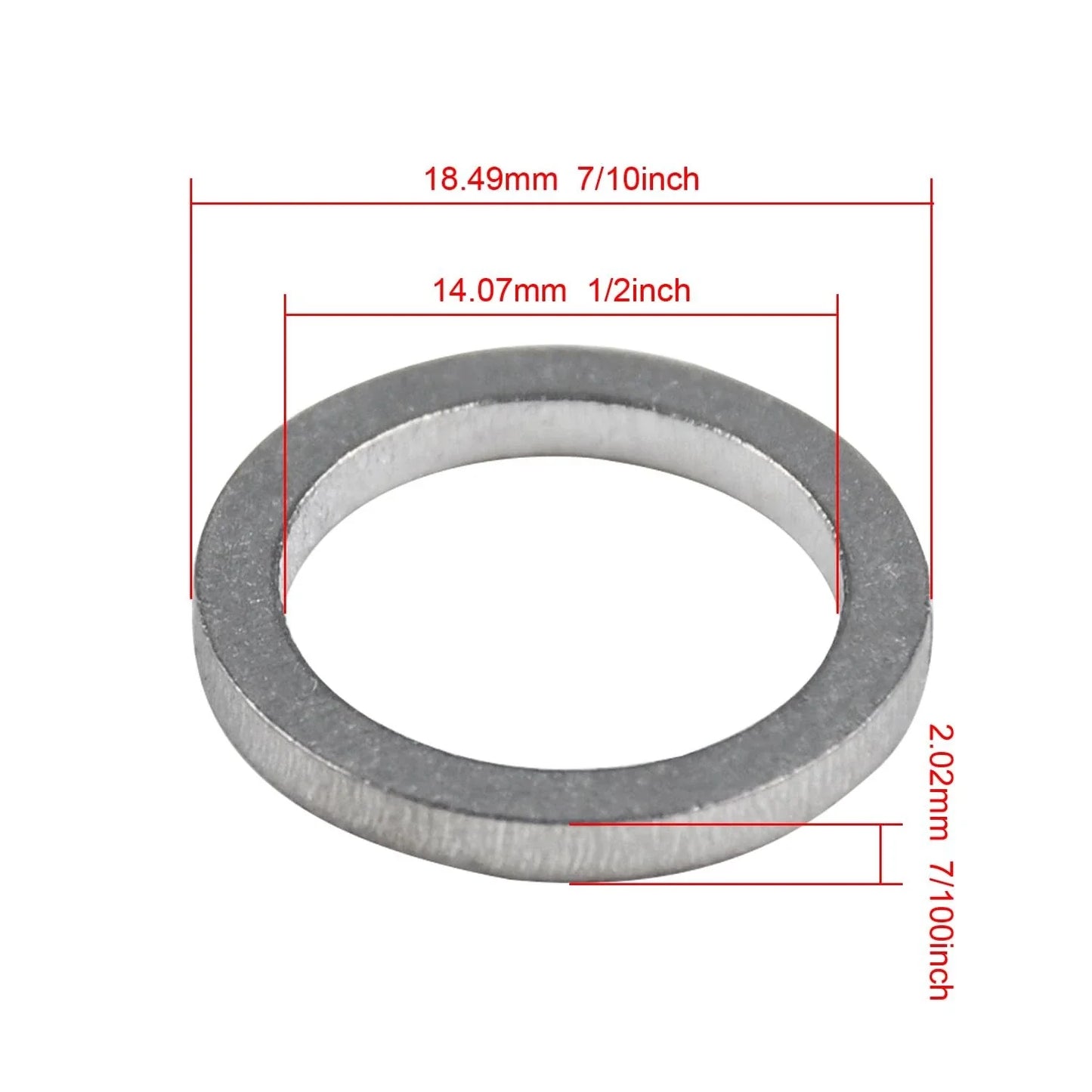 Outboard Oil Drain Screw Gasket 6-Pack for Yamaha 4-Stroke Models