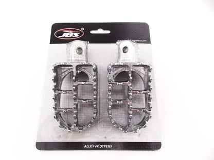 Yamaha XT250 80-91 Silver Foot Pegs  Left Right Pair