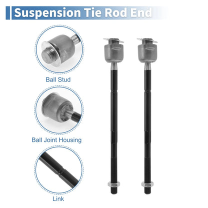 Front Inner Tie Rod End Links for GMC Sierra 1500 (1999-2006)