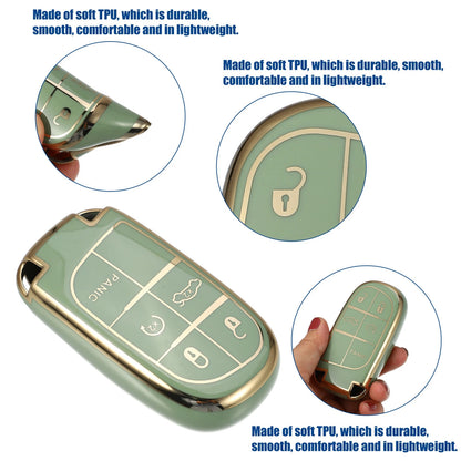 TPU 5-Button Keyless Entry Remote Cover for Dodge Charger Challenger Dart