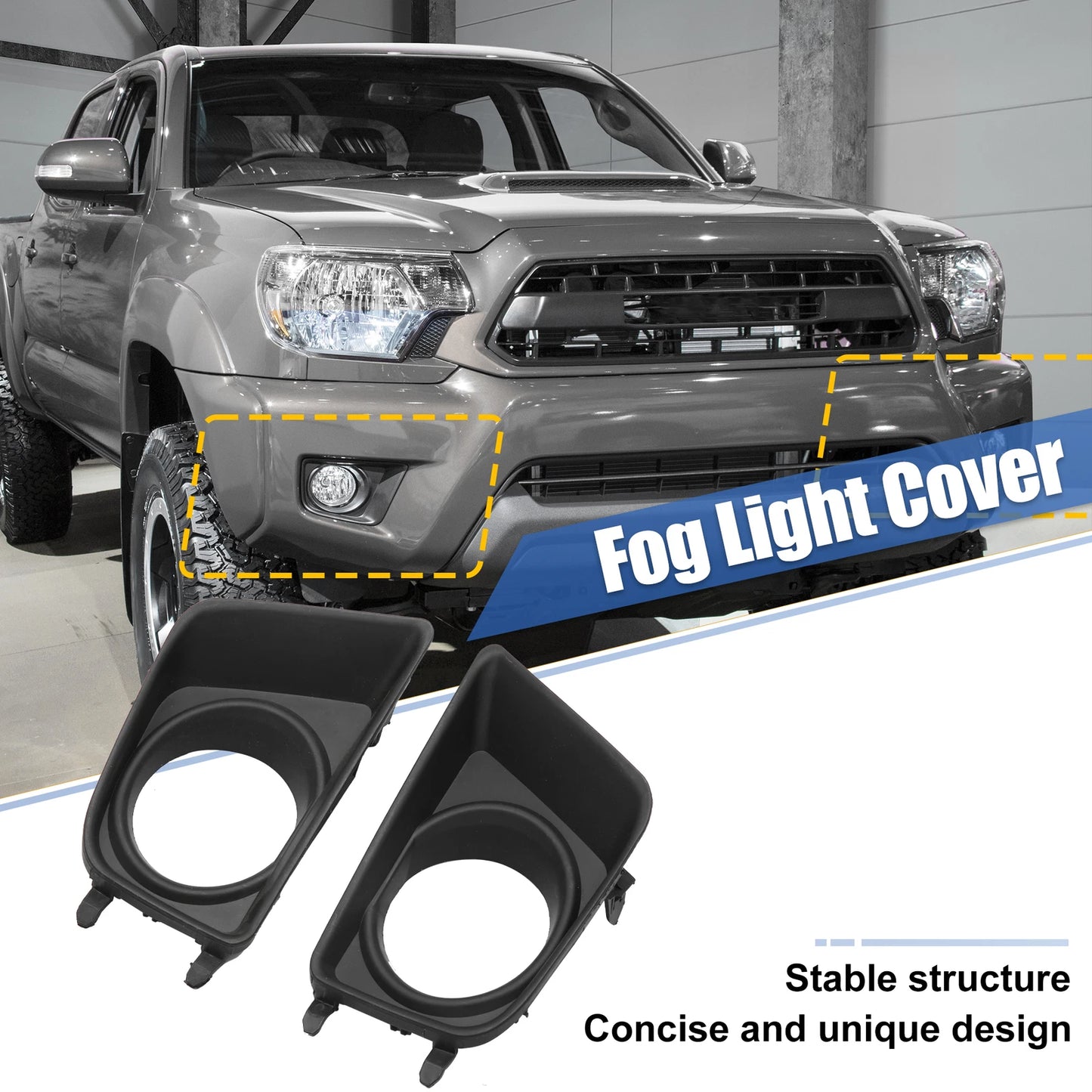Fog Light Grille for Toyota Tacoma 2012-2015 (2 x Lights)