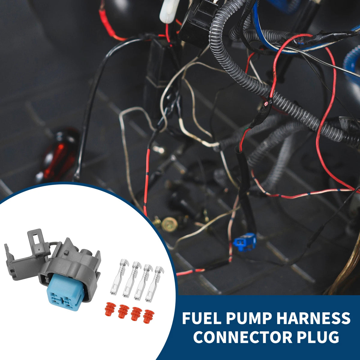 4 Pin Fuel Pump Harness Connector for Honda Civic (2006-2011) - 1 Set