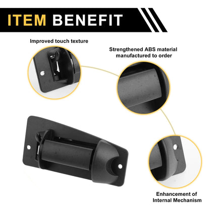 Front Right Door Handle for Chevrolet Silverado 2500 (1999-2004) Black