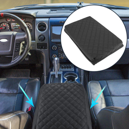 Center Console Lid Armrest Cover for Ford F150 (2009-2014) Black