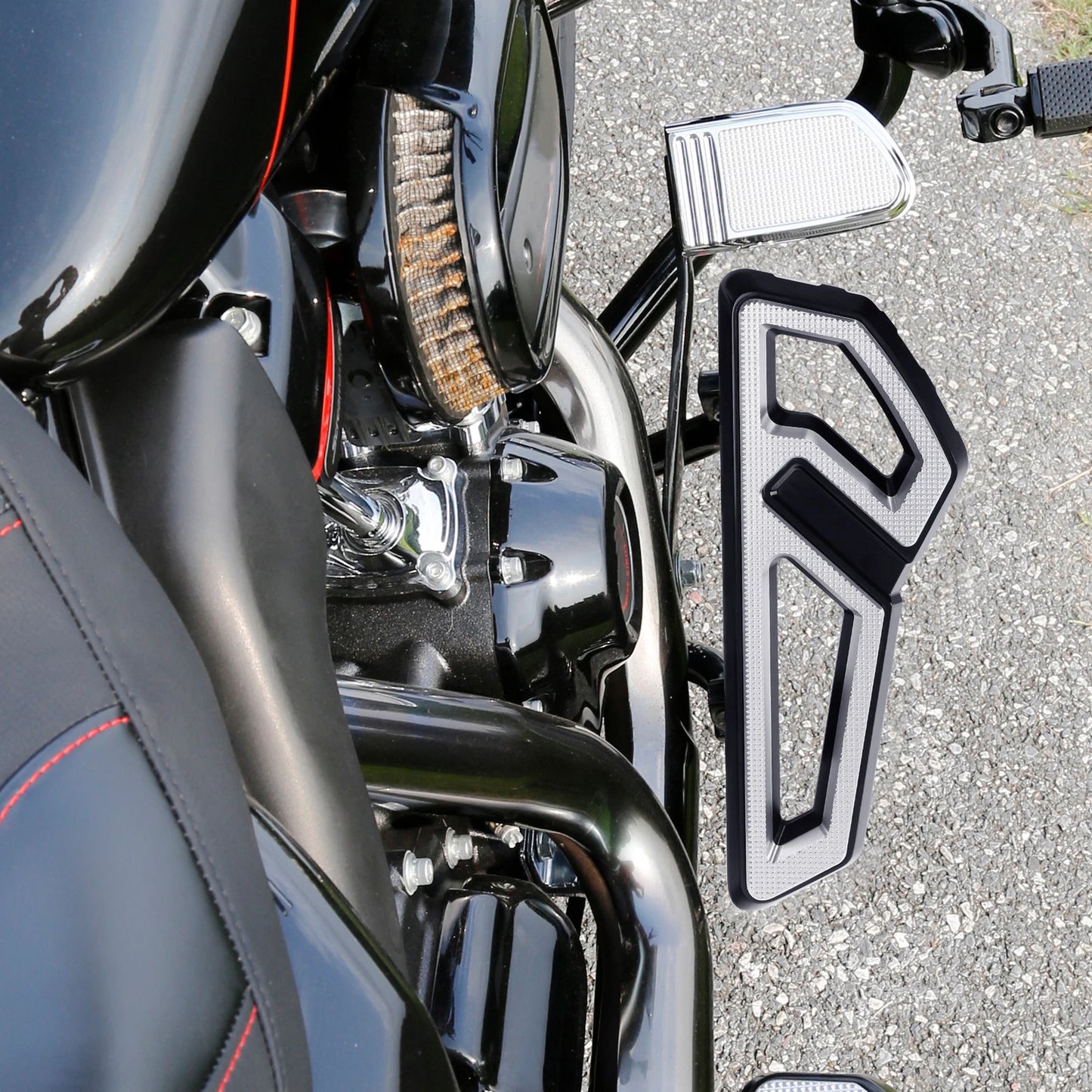 Front Driver Footboard for Harley Touring Street Glide (2000-2024)