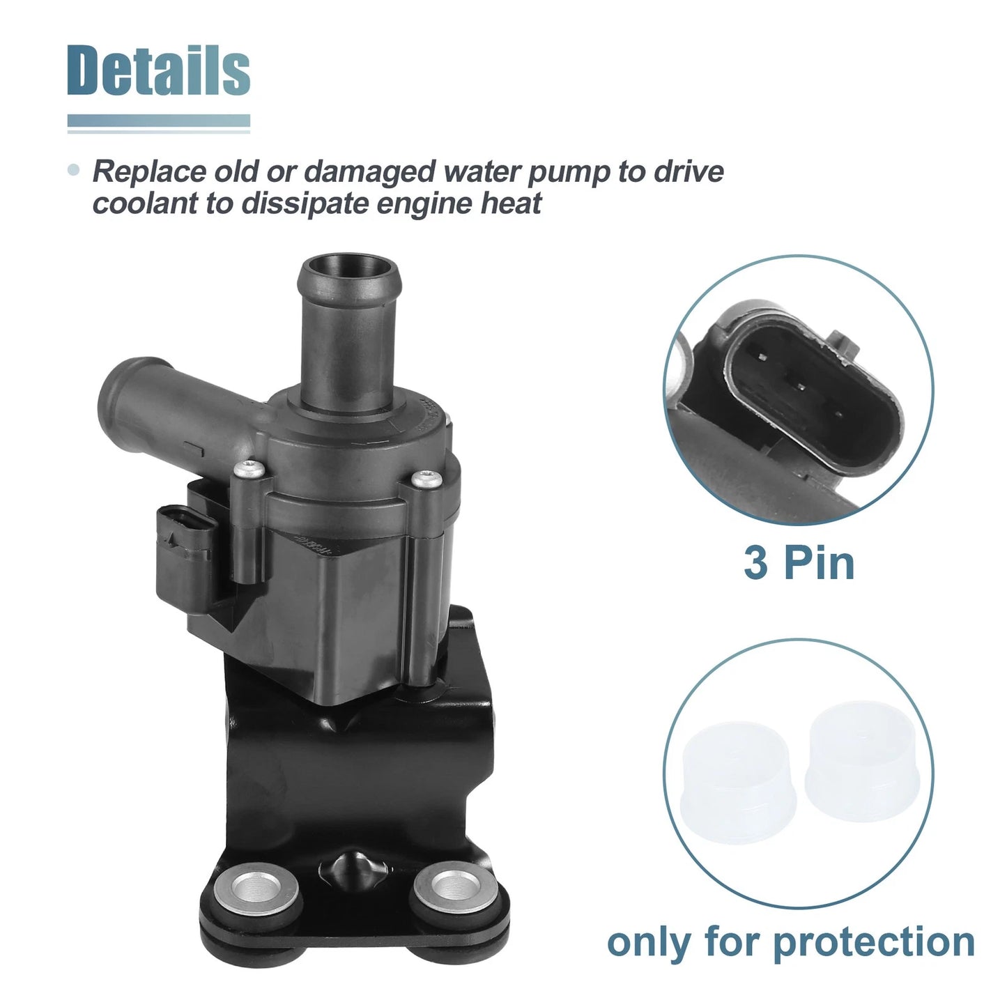 Engine Cooling Water Pump Assembly for Ford Escape 2013-2019