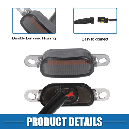 LED Front Grille Lights for Ford F150 F250 F350 (2015-2023) Amber Black