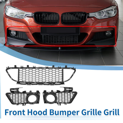Front Lower Bumper Grille for BMW 320i 2013-2018 2.0L L4 (2013-2018)