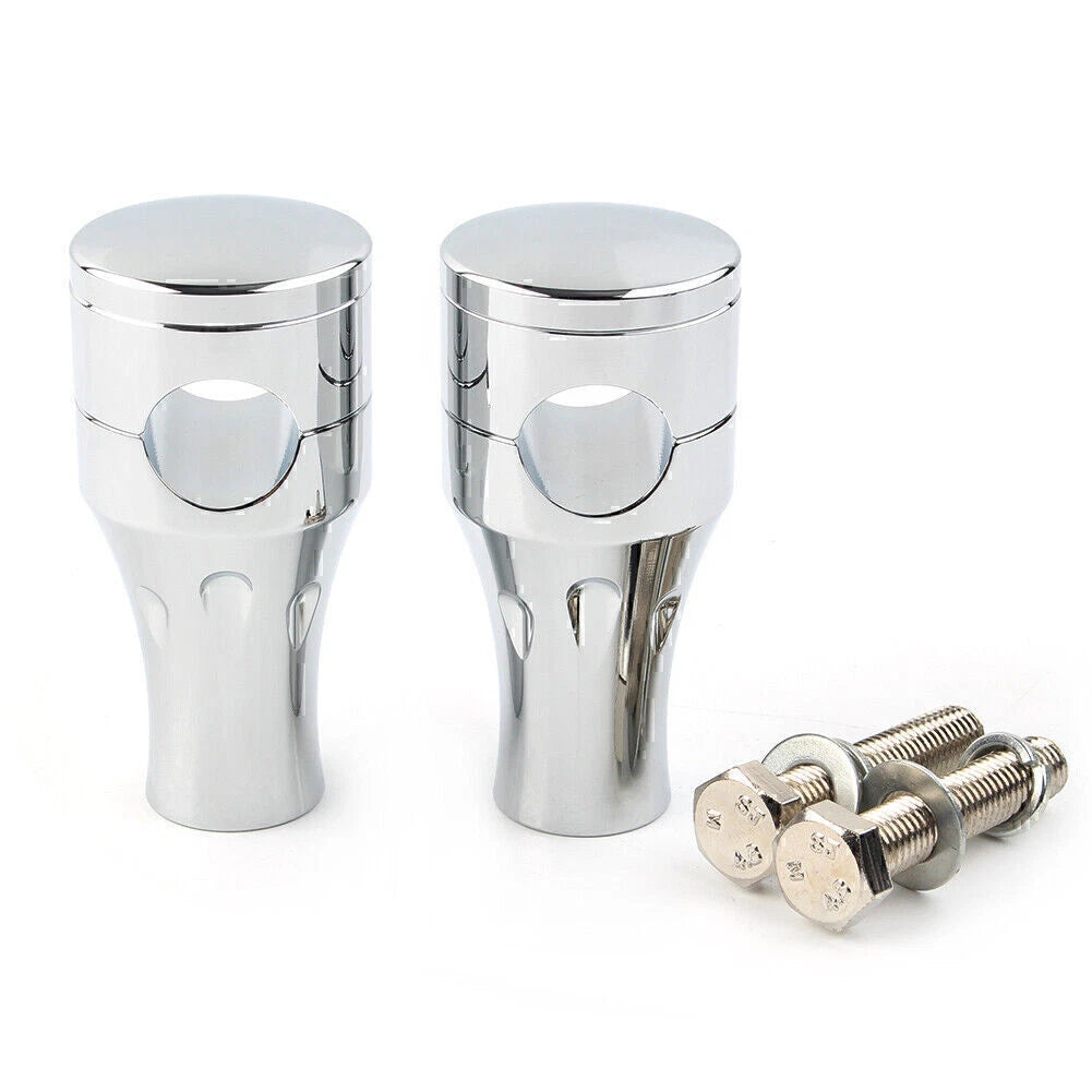 1" 25mm Handlebar Riser Clamps for Harley Honda Yamaha Kawasaki Suzuki