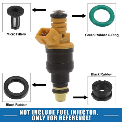 4 x Fuel Injector O-Rings Seals with Micro Filters for Suzuki GSXR 600 750