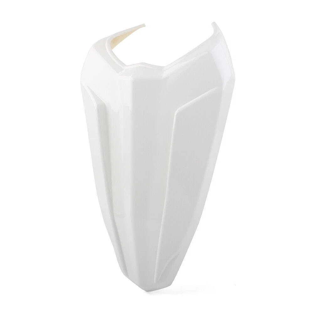 White Rear Pillion Seat Cover for Yamaha YZF R15 (2017-2021)