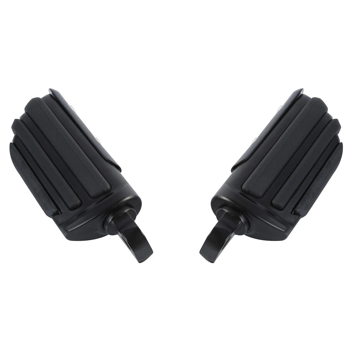 10mm Pilot Mount Footpegs for Harley Softail Touring Matte Black