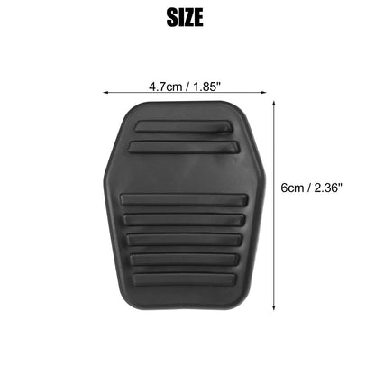 2 x Car Anti-Slip Clutch Brake Pedal Covers for Ford Focus (1998-2005) Black