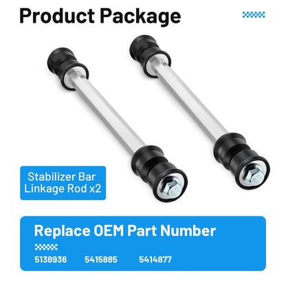 2pcs Sway Bar End Link for Polaris Sportsman 550/850, XP1000, Scrambler 850